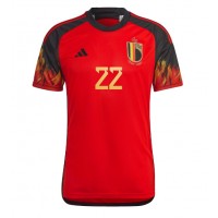 Billiga Belgien Charles De Ketelaere #22 Hemma fotbollskläder VM 2022 Kortärmad
